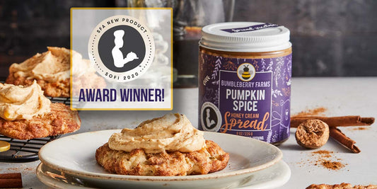 Pumpkin Spice Honey Cream Spread Wins Sofi Award