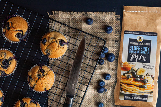 Lemony Blueberry Muffins