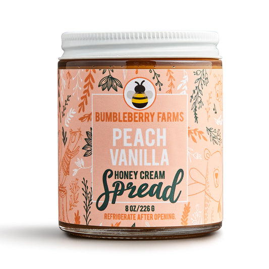 Peach Vanilla Honey Cream Spread