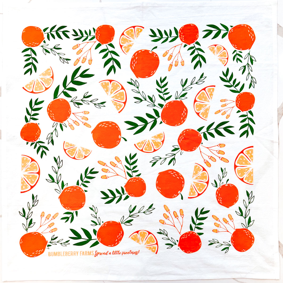 Orange Dish Towel