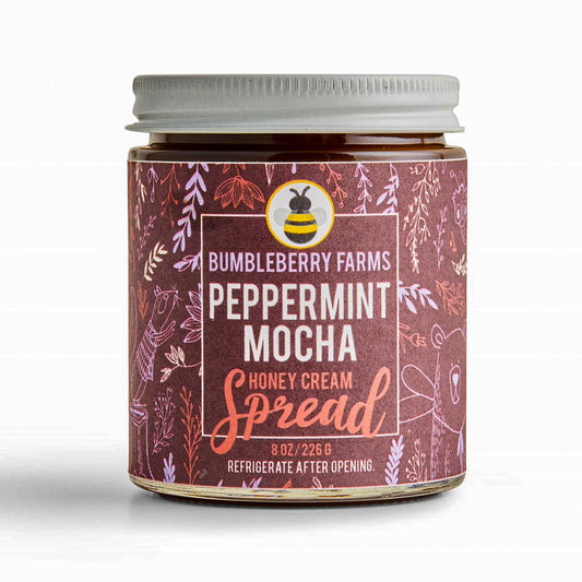 Peppermint Mocha Honey Cream Spread