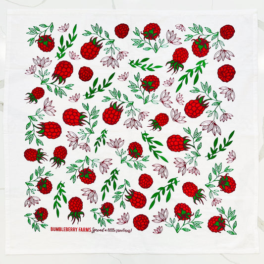 Raspberry Dish Towel