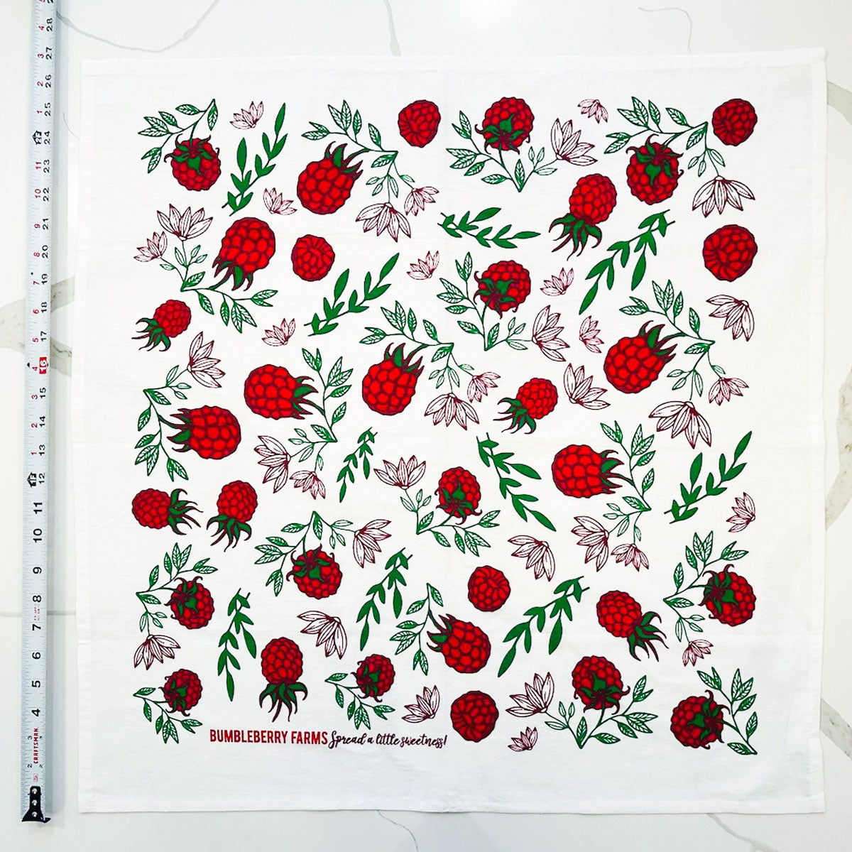 Raspberry Dish Towel