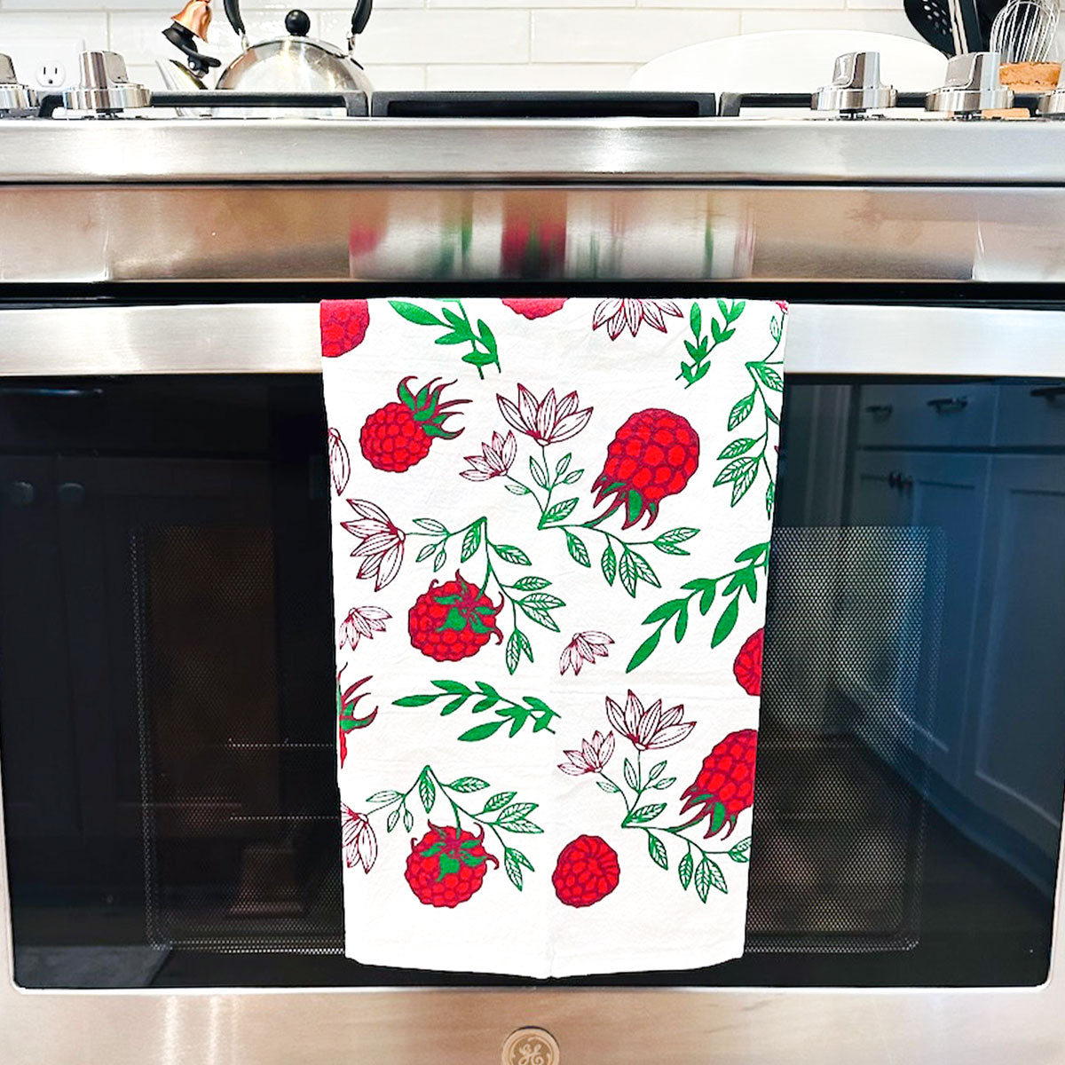 Raspberry Dish Towel